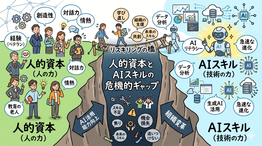 人的資本とAIスキルの危機的ギャップ