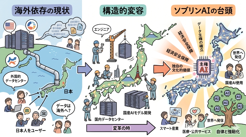 日本におけるAIインフラの構造的変容とソブリンAIの台頭