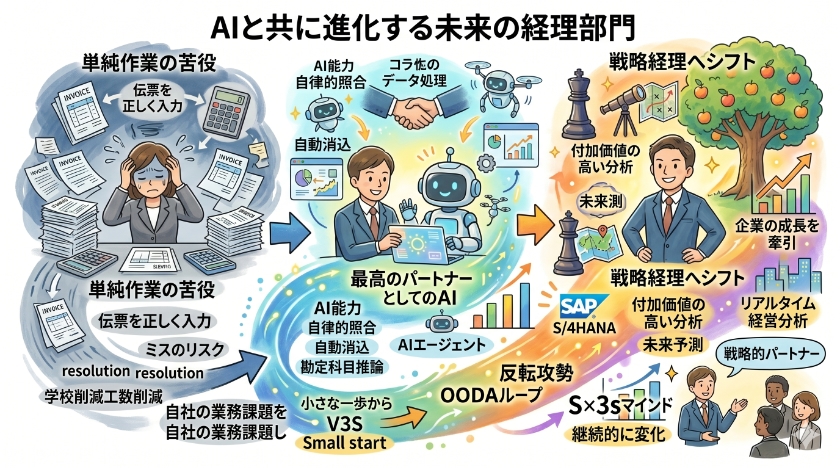 AIと共に進化する未来の経理部門