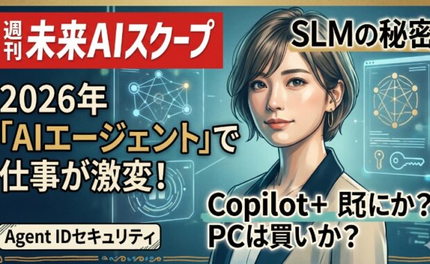 2026年最新AIトレンド：小規模言語モデル(SLM)とエージェントAIが働き方を変える