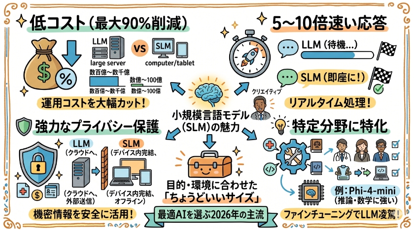 注目を集める「小規模言語モデル（SLM）」の魅力