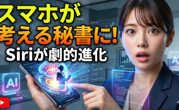 Apple IntelligenceとGoogle Geminiの統合：Siriが「AIエージェント」に進化する未来