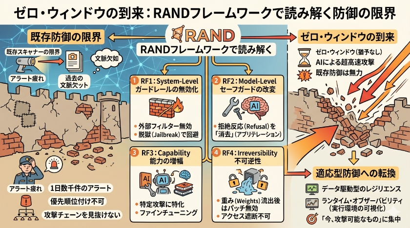 ゼロ・ウィンドウの到来：RANDフレームワークで読み解く防御の限界