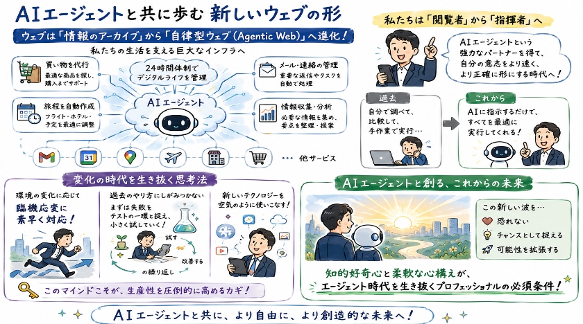 AIエージェントと共に歩む新しいウェブの形
