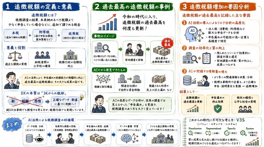 追徴税額の過去最高分析