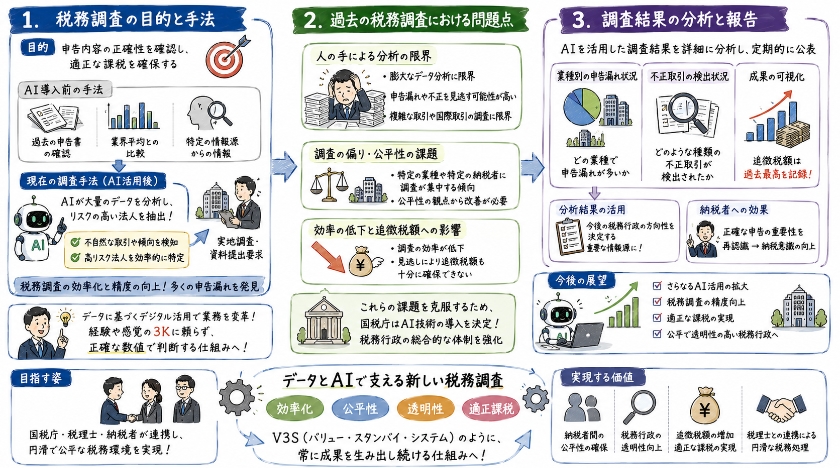 法人税務調査の現状と課題