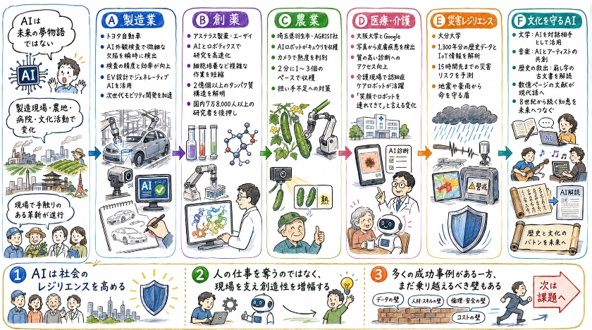 日本の産業と生活を変えるAI活用の最前線