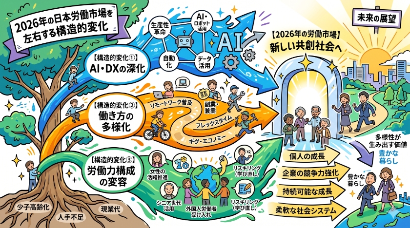 2026年の日本労働市場を左右する構造的変化