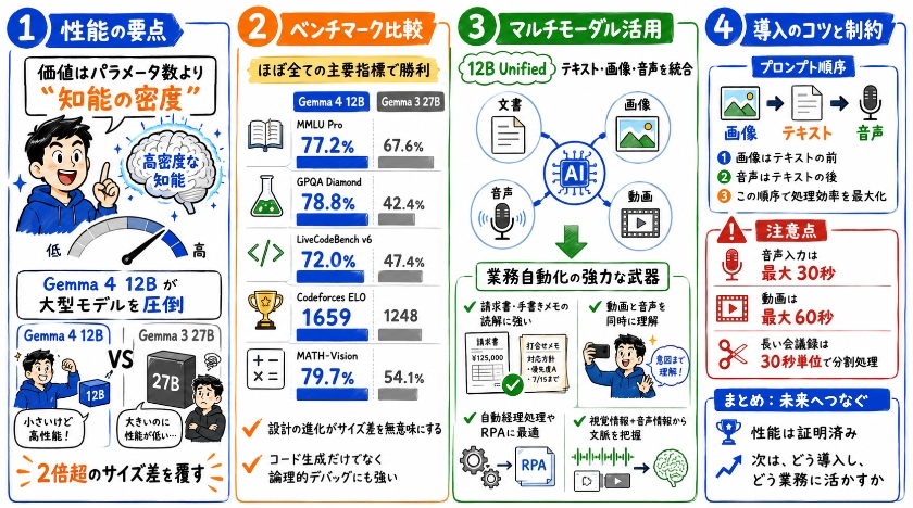 パフォーマンス分析：2倍のサイズを融通する実力