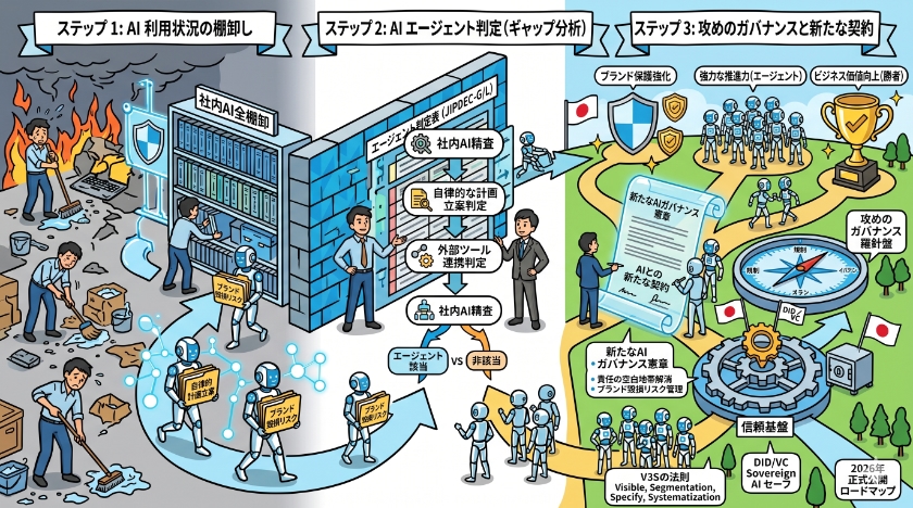 今すぐ着手すべきAIガバナンス構築の3ステップ