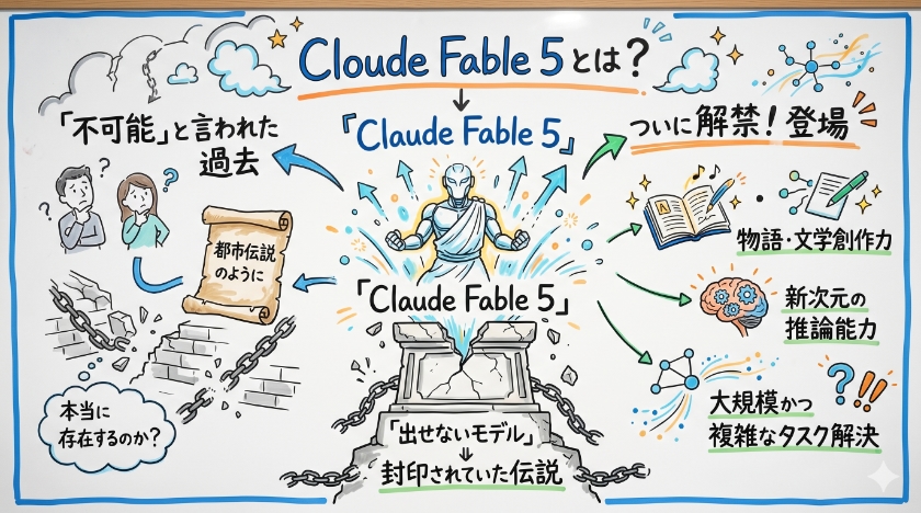 Claude Fable 5とは？出せないと言われた伝説のモデルが登場