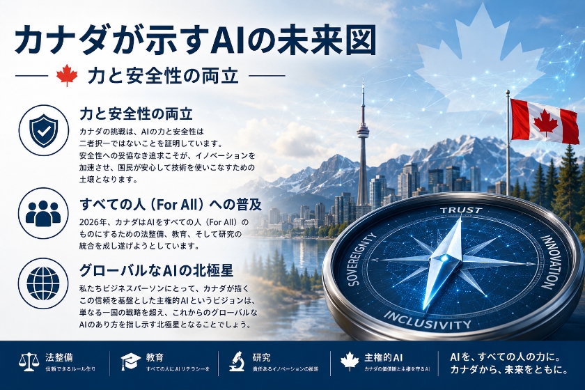カナダのAI国家戦略 AI for All の現在地：なぜ今 安全性 なのか