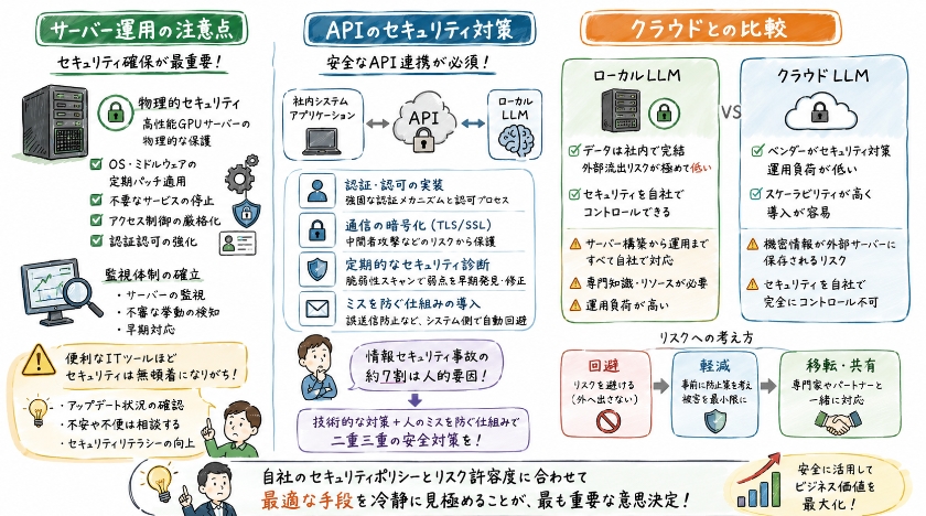 サーバー運用の注意点