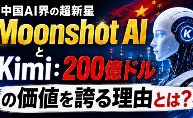 中国AI界の超新星「Moonshot AI」とKimi：200億ドルの価値を誇る理由とは？