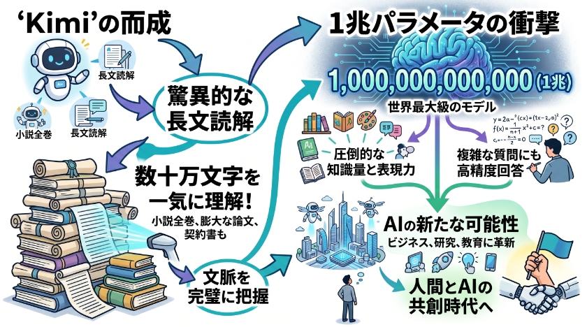 Kimiが誇る長文読解と1兆パラメータの衝撃