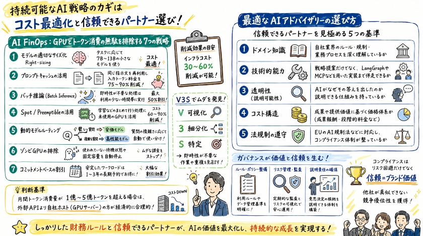 持続可能なAI戦略:コスト最適化とパートナー選定の極意