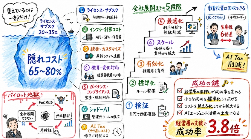 AI導入の現実:コストの氷山とスケールへの挑戦