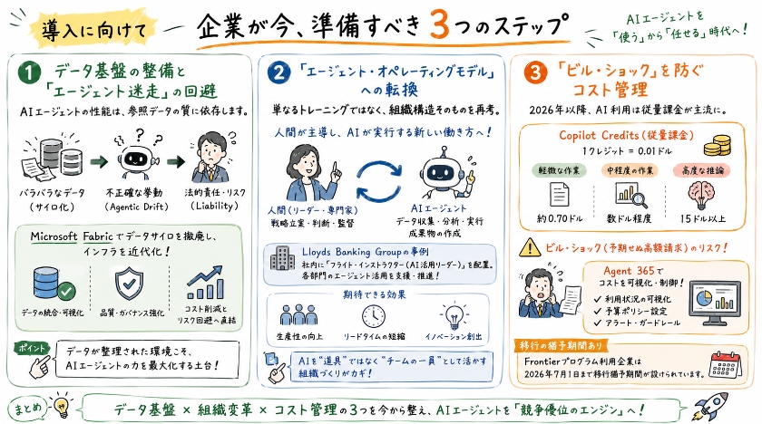 導入に向けて：企業が今、準備すべき3つのステップ