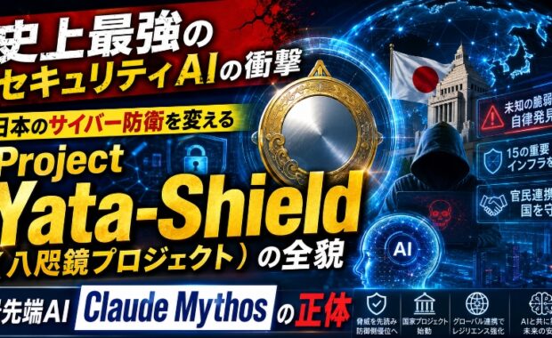 日本のサイバー防衛を変える「Project Yata-Shield」とAI「Claude Mythos」の正体
