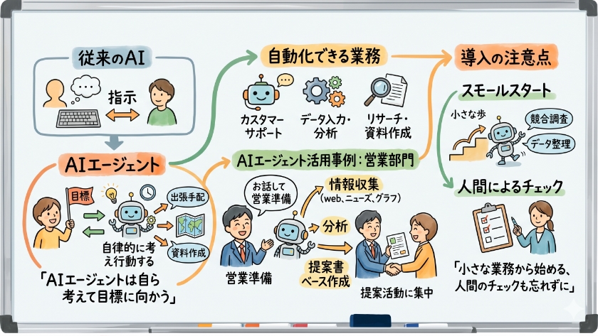 AIエージェント活用事例：業務の自動化を促進に関しての「よくある質問」