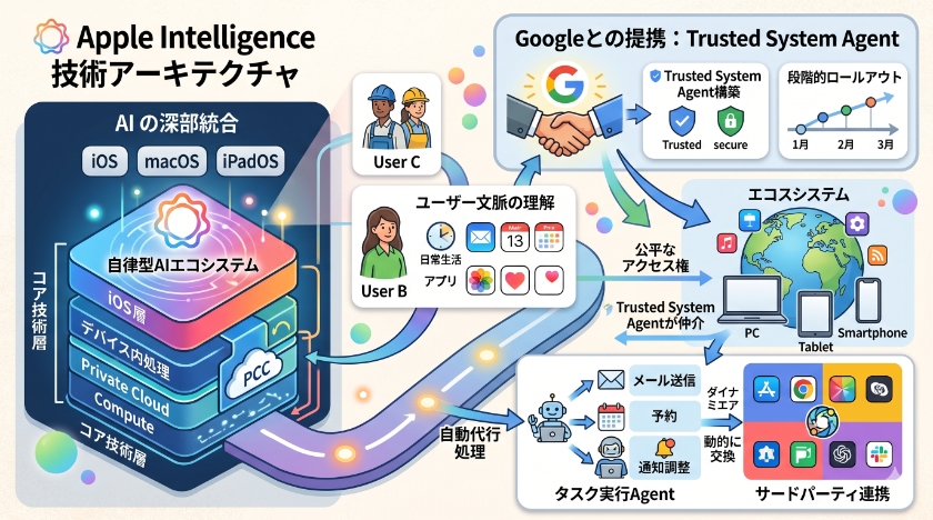 Apple Intelligenceを支える驚異の技術とGoogleとの提携