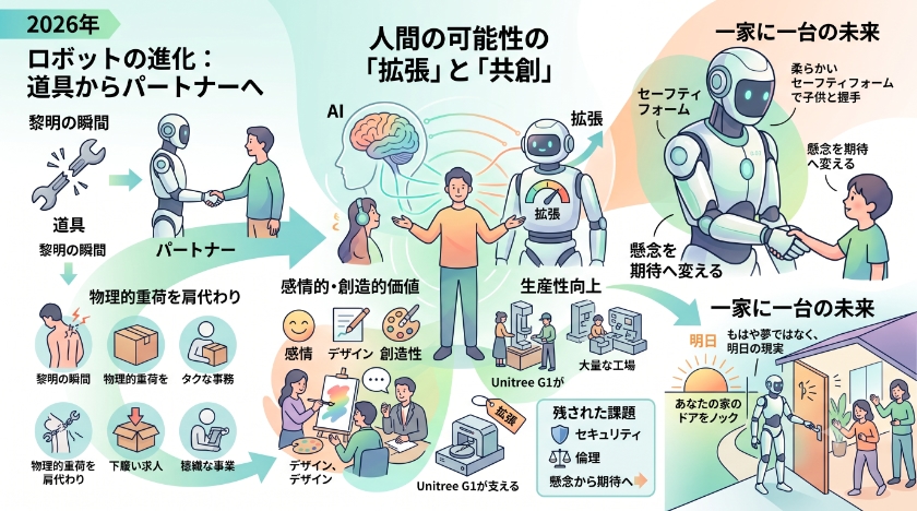 人間とロボットが「共創」する未来への展望