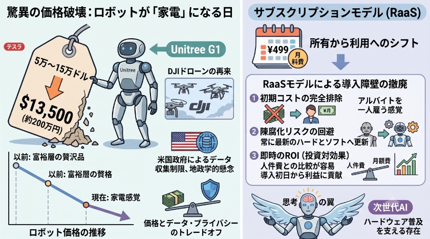 驚異の価格破壊：ロボットが「家電」になる日