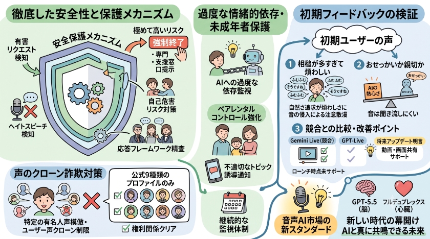 安心と共存のために:安全性への配慮と初期ユーザーの声