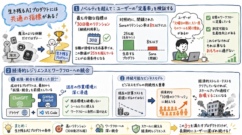 成功するAIプロダクトを支える「AIプロダクト生存フレームワーク」