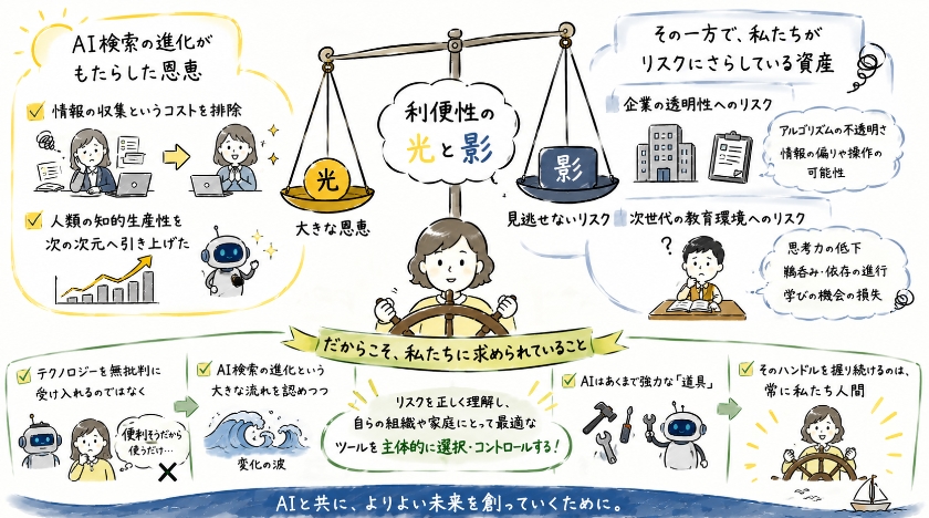 利便性を自らの意思でコントロールする