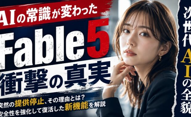 Claude Fable 5の復活と進化:次世代AI「Mythosクラス」が変えるビジネスの未来