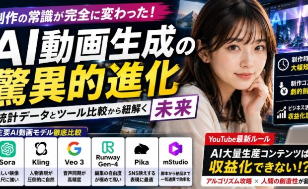 2026年最新：AI動画生成の驚異的な進化とビジネス活用ガイド — 統計データとツール比較から紐解く未来