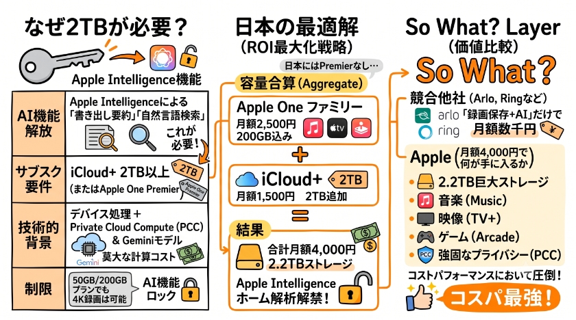 2TBプランが鍵？AI機能を最大限に活用するために
