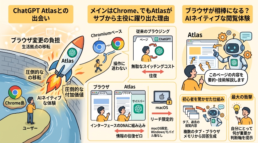 ChatGPT Atlasとの出会いと衝撃の正体