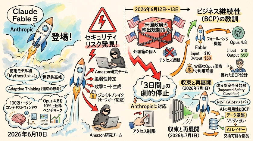 Claude Fable 5の登場と「3日間」の劇的停止