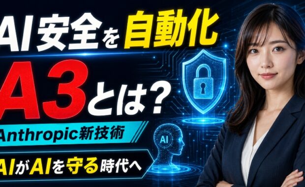 AIの安全を自動で守る新技術「A3」とは？Anthropicが拓く次世代の対話型AI開発