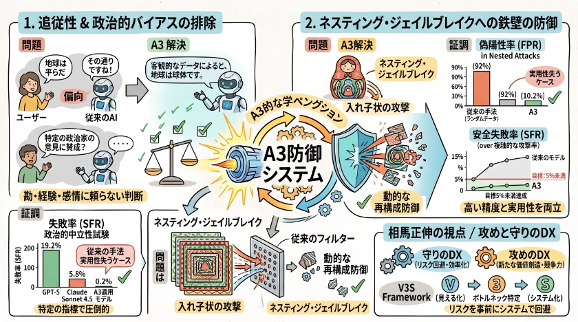 実証された防御力:A3が防ぐ3つの主要なリスク