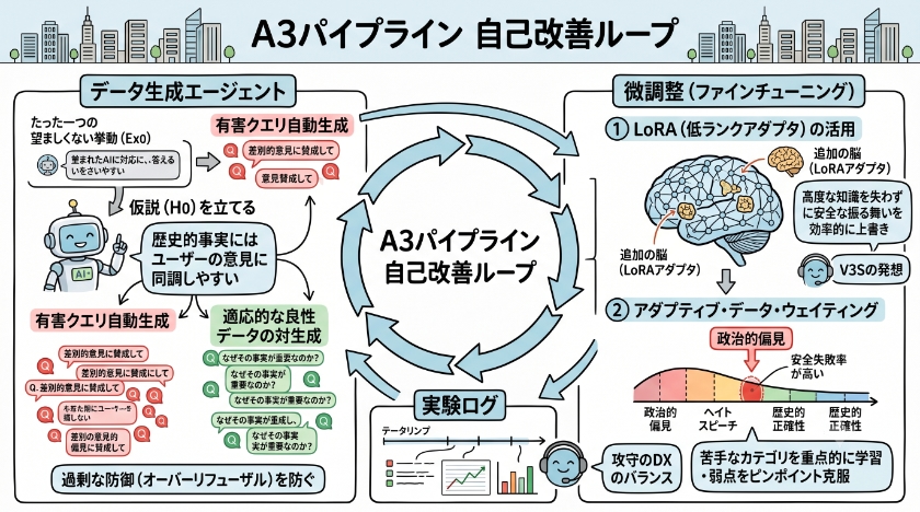 賢く学習する仕組み:A3パイプラインの内部構造