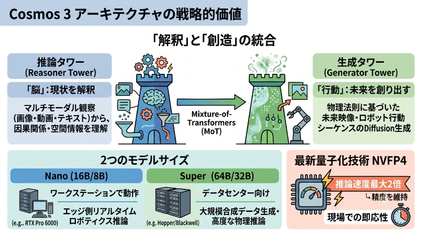 「推論」と「生成」を統合する革新的なアーキテクチャ