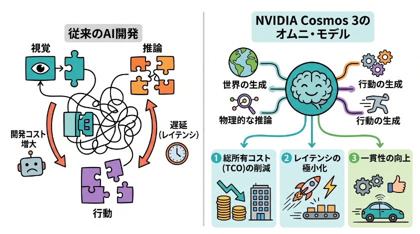物理AIの基盤となるCosmos 3の核心
