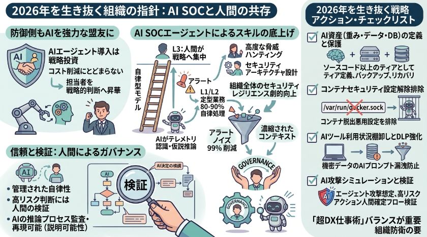 2026年を生き抜く組織の指針：AI SOCと人間の共存