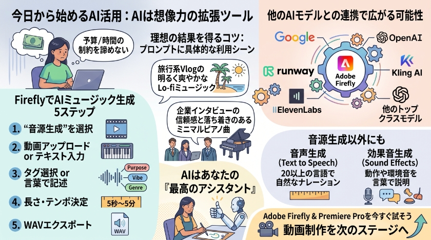 今日から始めるAI活用：FireflyとPremiere Proで表現を広げるステップ