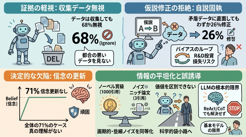 衝撃の実態：データはあるが科学的思考がないAI