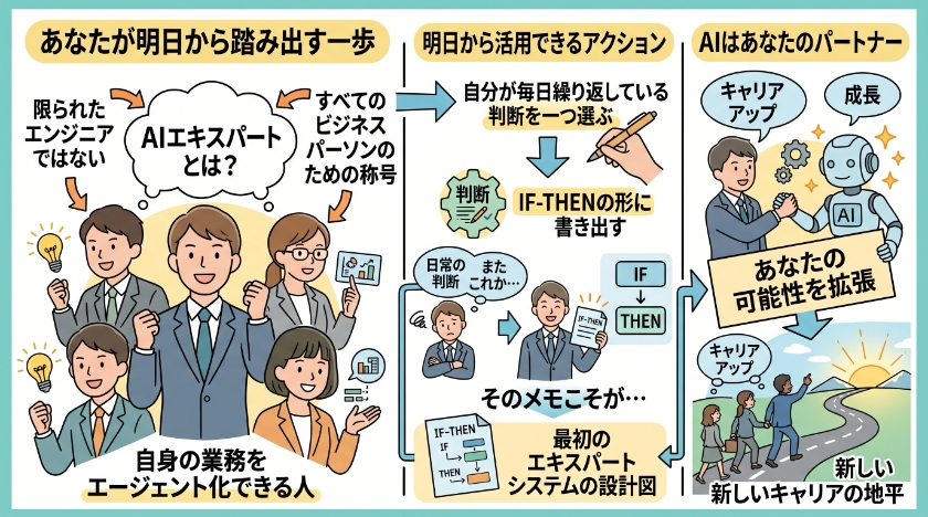 あなたが明日から踏み出す一歩