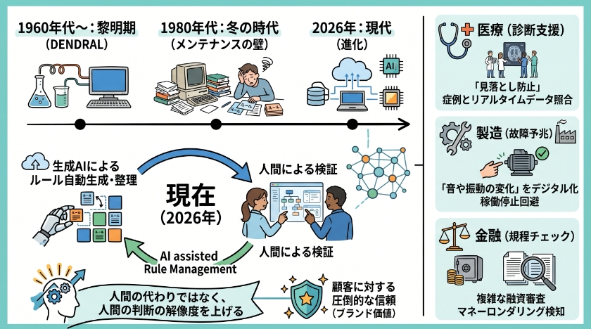 社会を支えるAIエキスパートシステムの活用実績と歴史