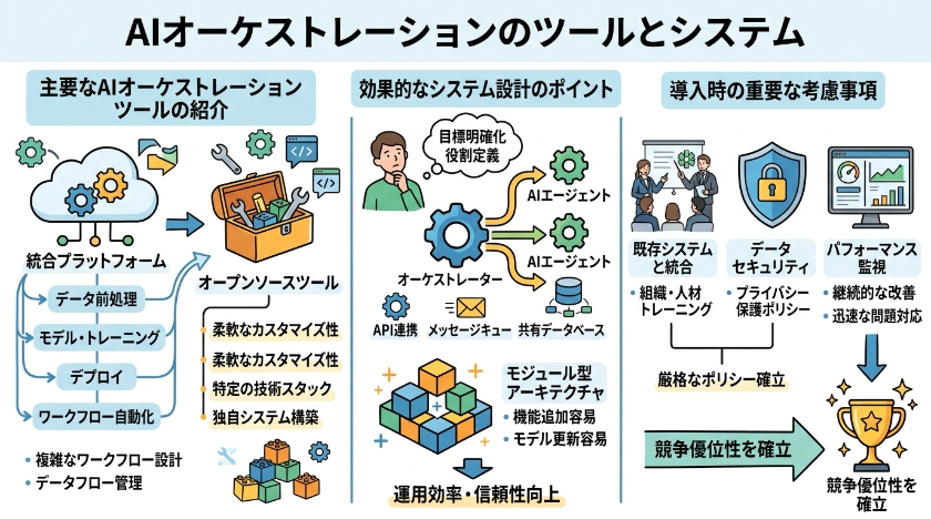 AIオーケストレーションのツールとシステム