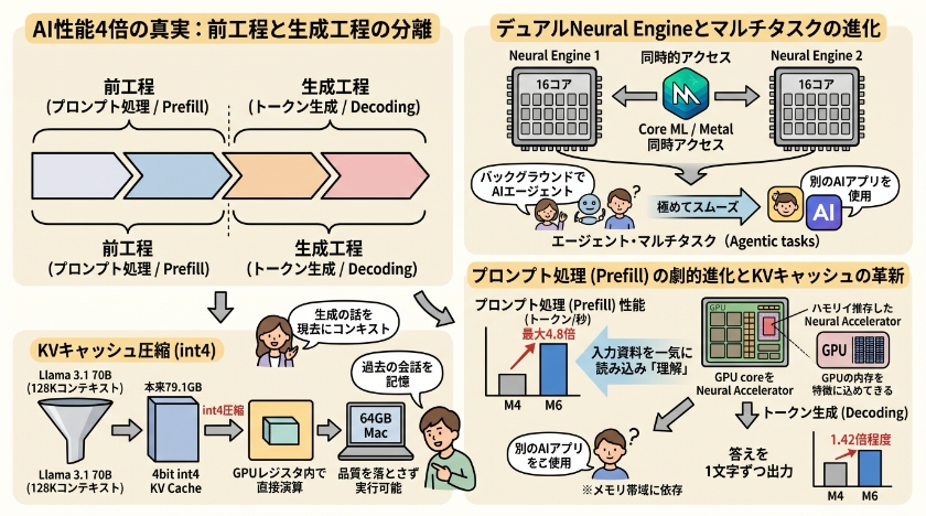 「AI性能4倍」の真実：処理の劇的向上を支える技術
