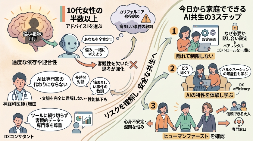 AIのやさしさに潜むリスクと健全な利用法