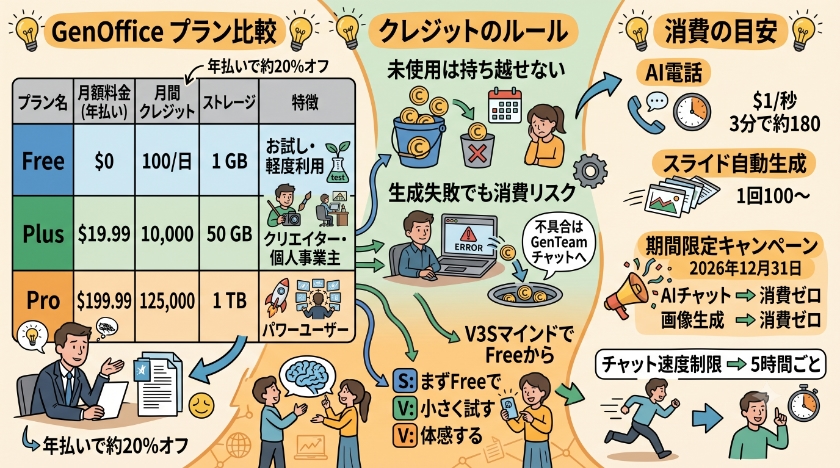 料金体系とクレジット制の賢い付き合い方