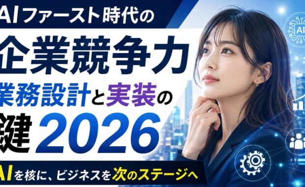 AIファースト時代の企業競争力:業務設計と実装の鍵2026